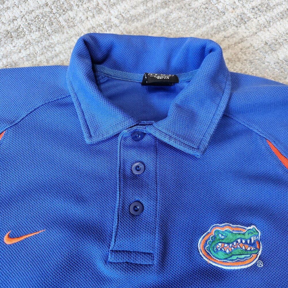 Nike Dri-Fit Men's University of Florida UF Gators short sleeve polo size S - Picture 7 of 12